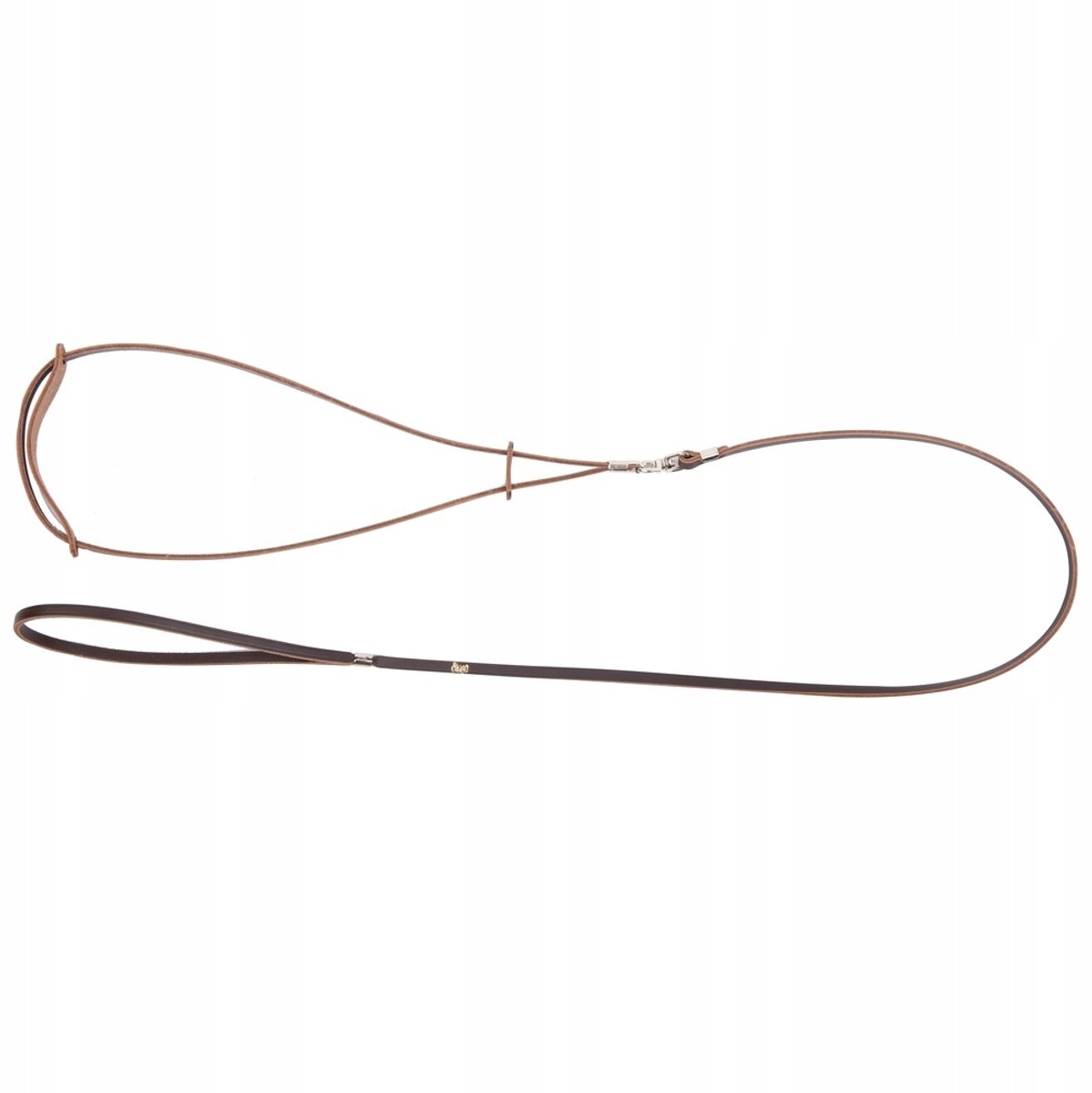 Dingo Ring Leren Hondenhalsband 0,6x150cm Bruin