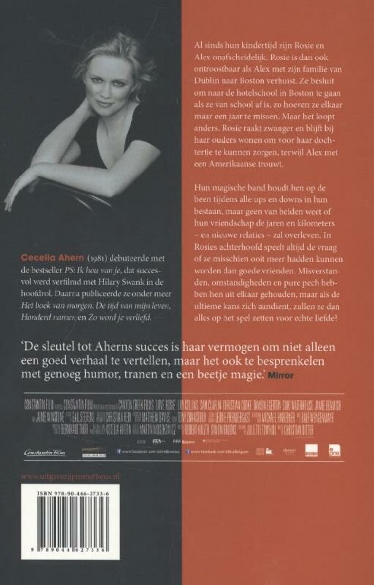 Love, Rosie - back cover