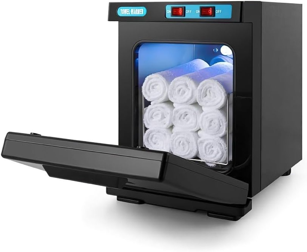 Professionele Handdoekwarmer met 360 Graden Verwarming voor Spa en Schoonheidssalon - 10 Liter Capaciteit
