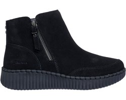 Skechers - Wilshire Weekend Crush - Dames Laarsjes - Zwart - Maat 38