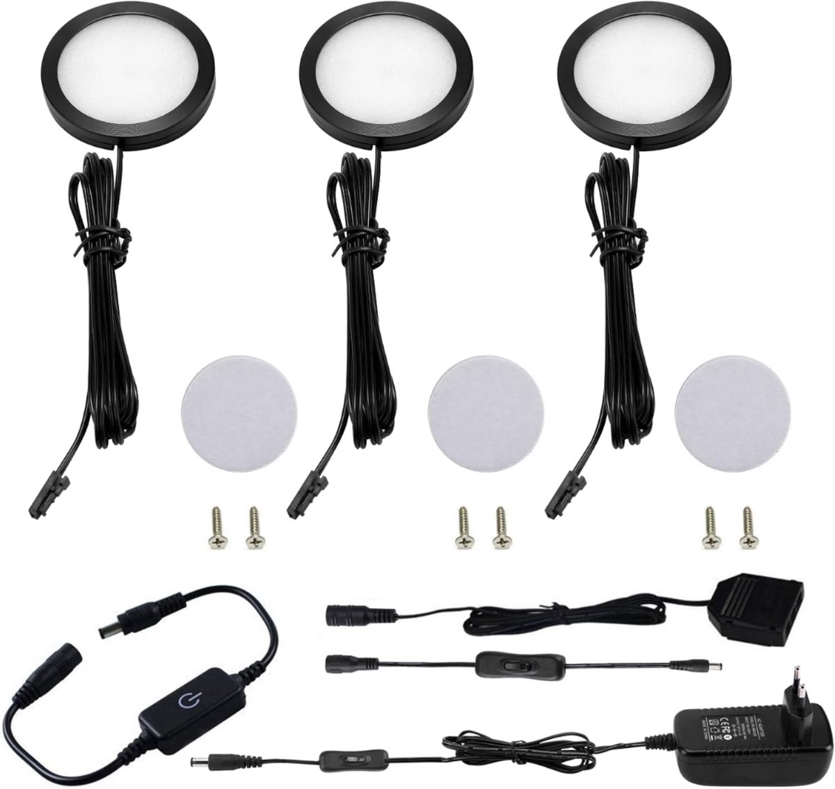 ZRSS® Keukenverlichting Onderbouw - Onderbouwverlichting 3 Stuks - Kastverlichting - Vitrineverlichting