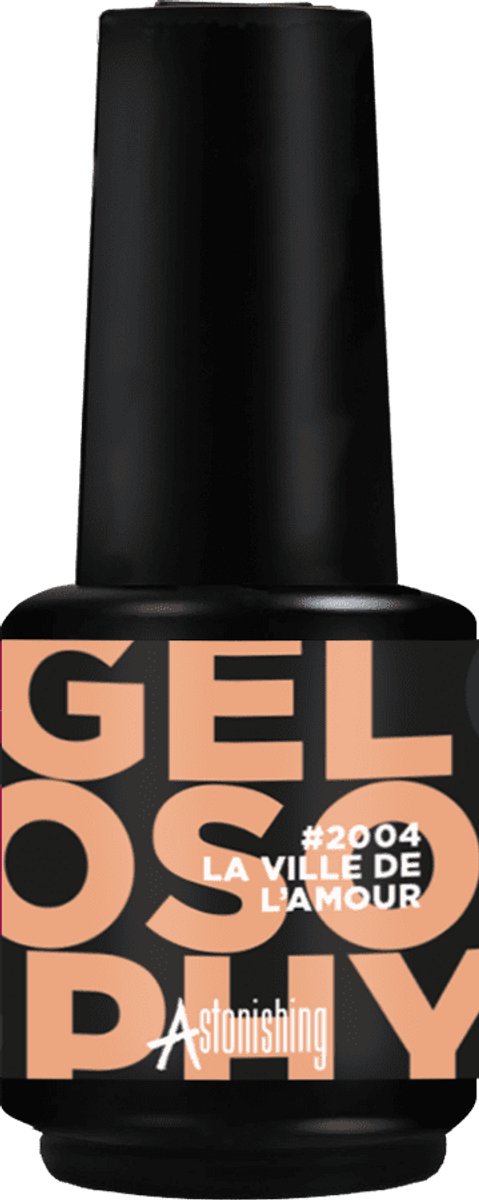 Astonishing Gelosophy Gellak #2004 La Ville de L'Amour – TPO-vrije UV/LED Gel Polish 15ml – Soak Off Gellak voor Perfecte Gelnagels & Nail Art