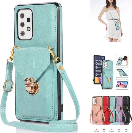 Stevige Dames Kaart Houder Luxe Portemonnee Crossbody Telefoon Hoesje stevige-dames-kaart-houder-luxe-portemonnee-crossbody-telefoon-hoesje