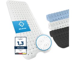 MMP® Badmat antislip voor in bad - Douchemat antislip voor douche - Badmat antislip - Wit - 100cm x 40cm x 1cm