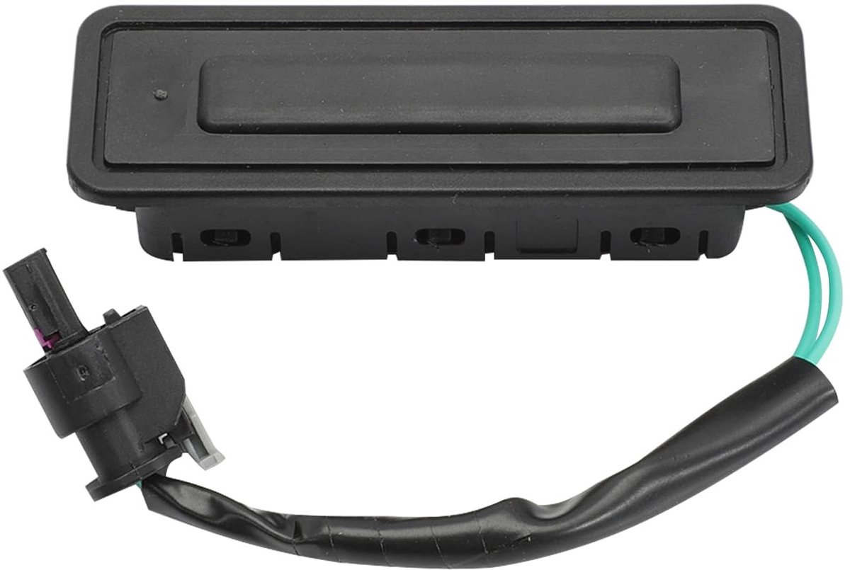 Image of Achterklep schakelaar knop voor auto - Compatibel met Insignia A - Vauxhall Opel Tourer - Vergrendeling achterklep - Contactgreep - Openingsschakelaar - Zwart - Duurzaam materiaal