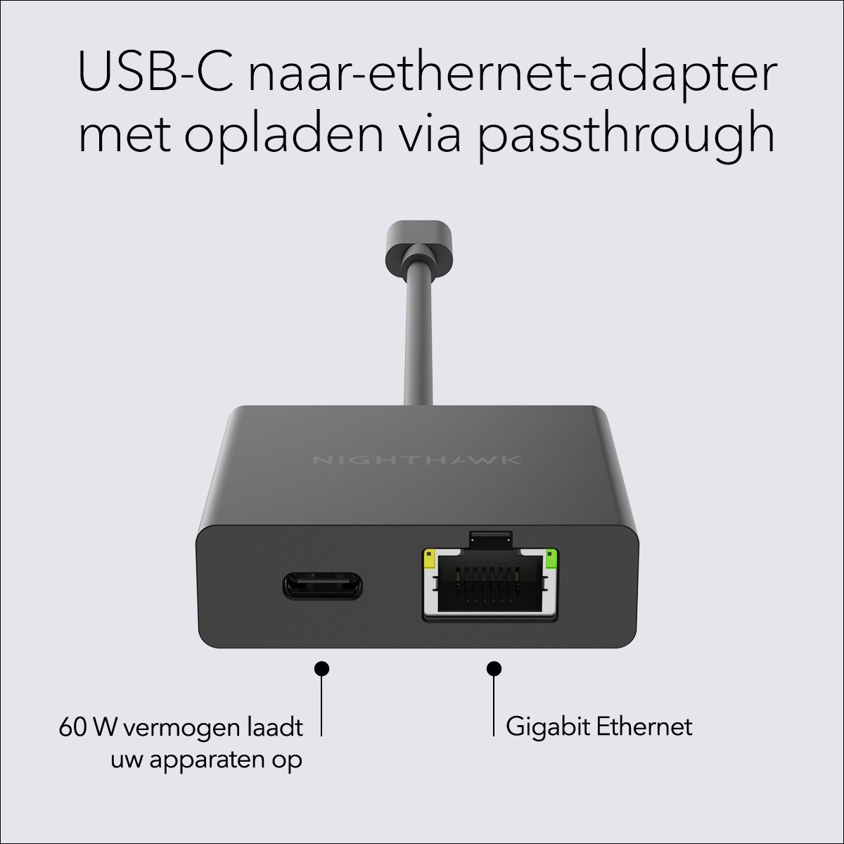 Netgear Nighthawk USB-C naar Ethernet-adapter netwerkadapter thumbnail 3