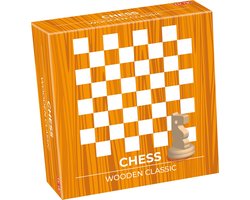Omslag van Tactic Schaken – Bordspel – Classic Games – Houten Schaakspel – 32 Stukken – Vanaf 7 jaar