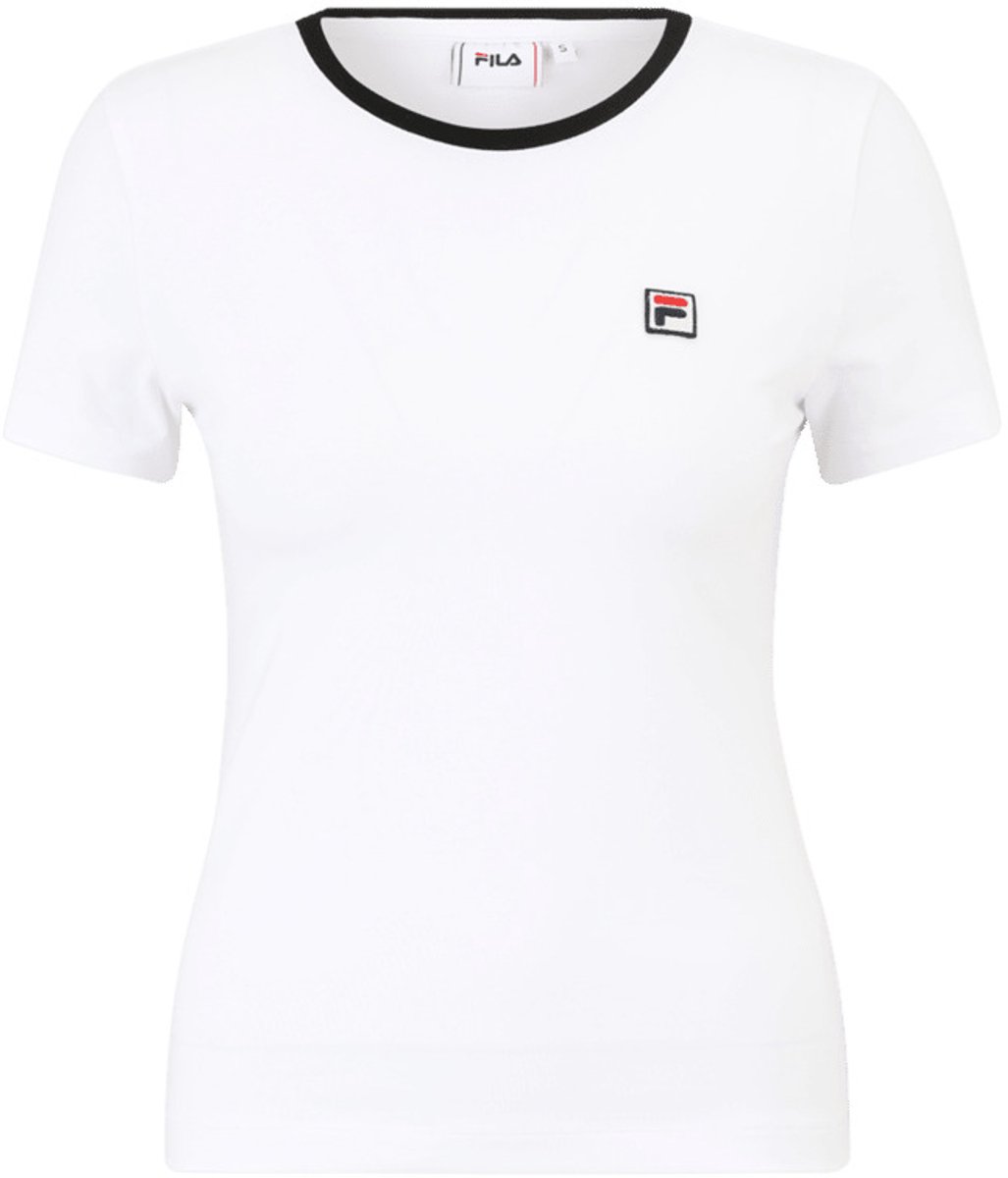 Slim fit t-shirt voor dames Fila Lectoure Wit
