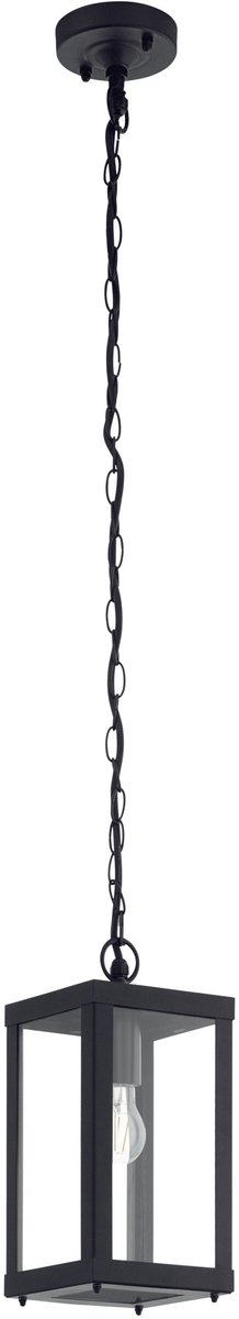 Bol.com EGLO Alamonte 1 Hanglamp Buiten - E27 - 15 cm - Zwart aanbieding