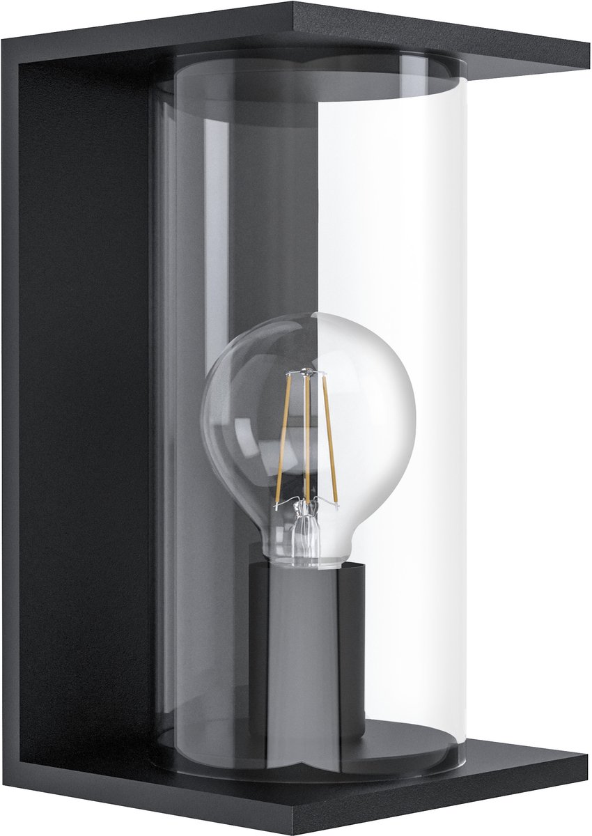 EGLO Cascinetta Wandlamp Voor buiten - E27 - IP44 - Zwart