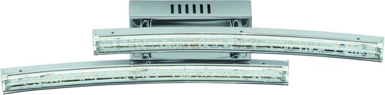 EGLO Pertini - Applique - 2 lumières - Chrome - Transparent