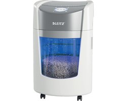 Leitz IQ OptiMax Small Office 350 Papierversnipperaar P5 - Micro snippers - Tot 8 vel - 22L - Wit