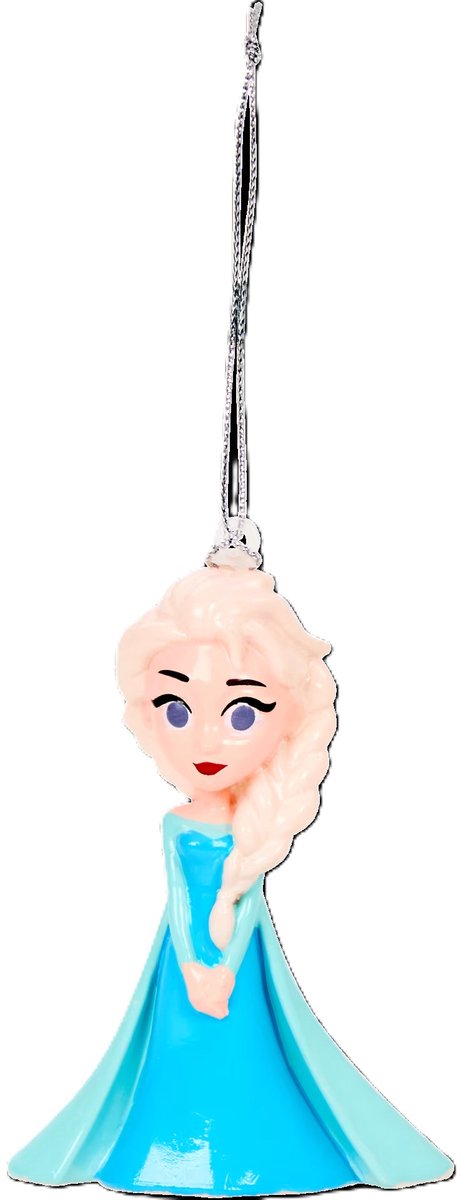Disney Frozen Elsa Kersthanger - 9cm - Kerstornament - Kersthanger - Kerstbal - Kerstversiering - Kerstboomdecoratie - Cadeautip