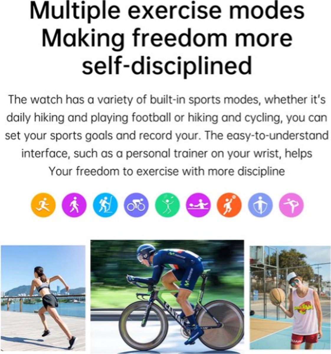 Afbeelding 2 van ECG Smartwatch 2024 Zwart ECG, PPG, NFC, Waterdicht