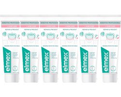 Elmex Tandpasta - Sensitive Professional - Repair & Prevent - 6 x 75 ml - Gum Care