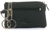 LeonDesign - Sleuteletui Zwart - Compact en stijlvol - Sleuteletui met rits - 100% leer - Ontworpen in Nederland