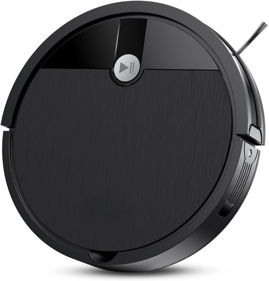 SCH® Robotstofzuiger huisdieren - Robotstofzuiger - Stofzuiger - Zwart - 31 x 31 x 8cm