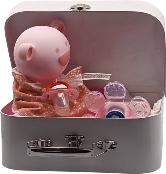 De Zoetebekjes® - Luiertaart - Pampertaart - Kraamcadeau - Kleine Reiziger - Roos van De Zoetebekjes — afbeelding 2