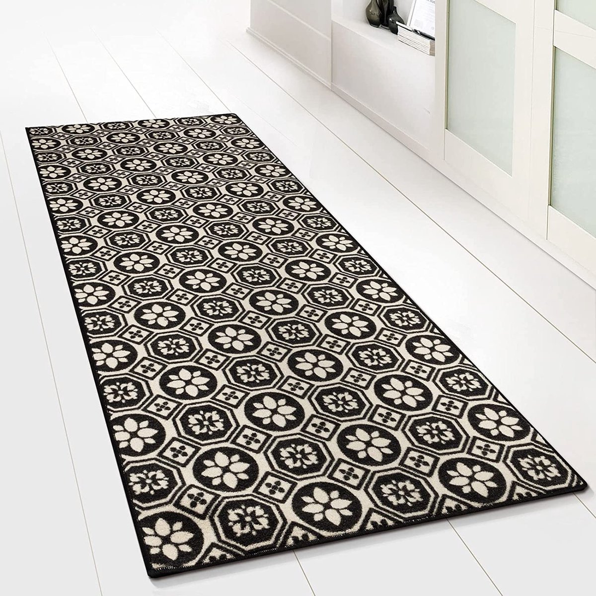 Azomor® Stijlvolle en functionele tapijtloper voor keuken, hal en woonkamer 80 x 100 cm
