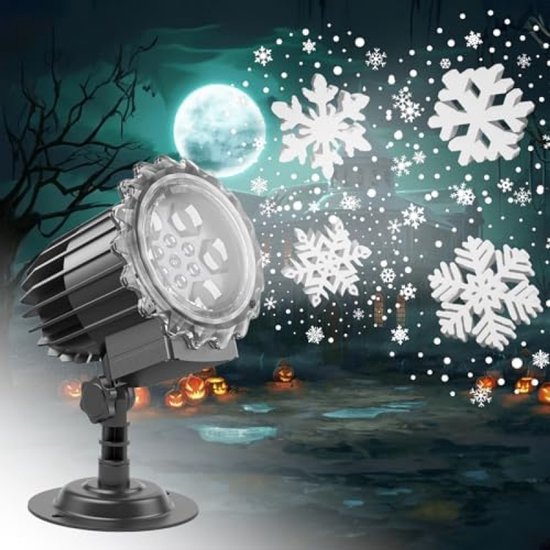 EMOS Led-sneeuwvlokken, neutraal wit, efficiënte wandverlichting