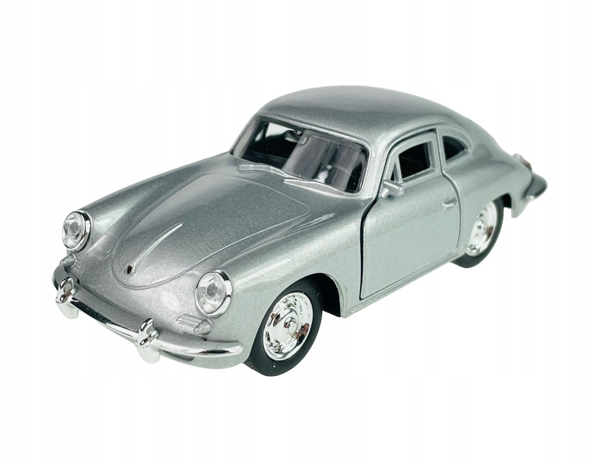 Welly Porsche 356 B Oldtimer Modelauto 1:34 Metaal Zilver