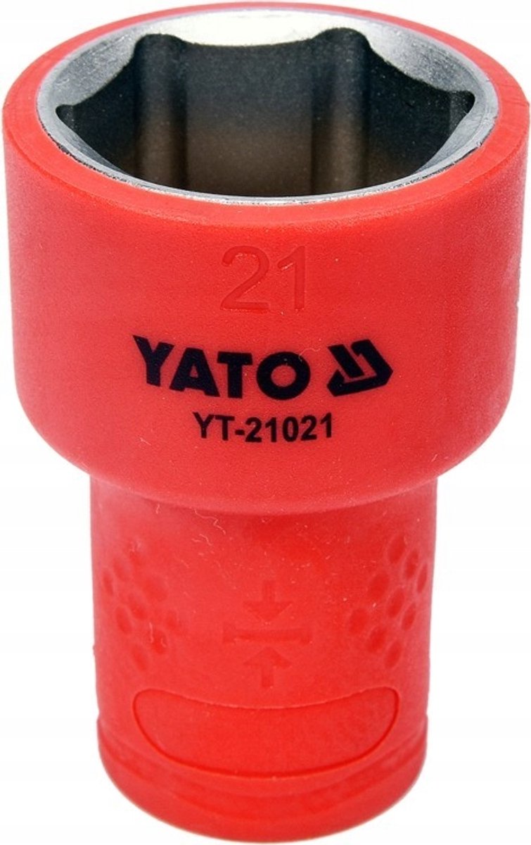 Yato geïsoleerde dop 21 mm 3/8" FDE zeskant