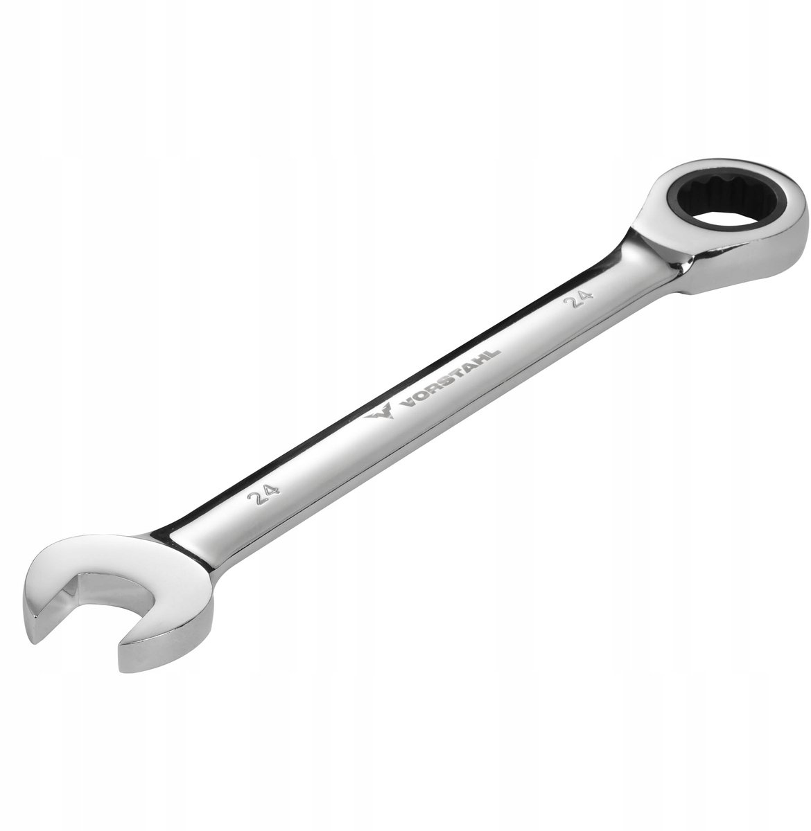 Vorstahl Ring- en steeksleutel met ratel CrV 14mm