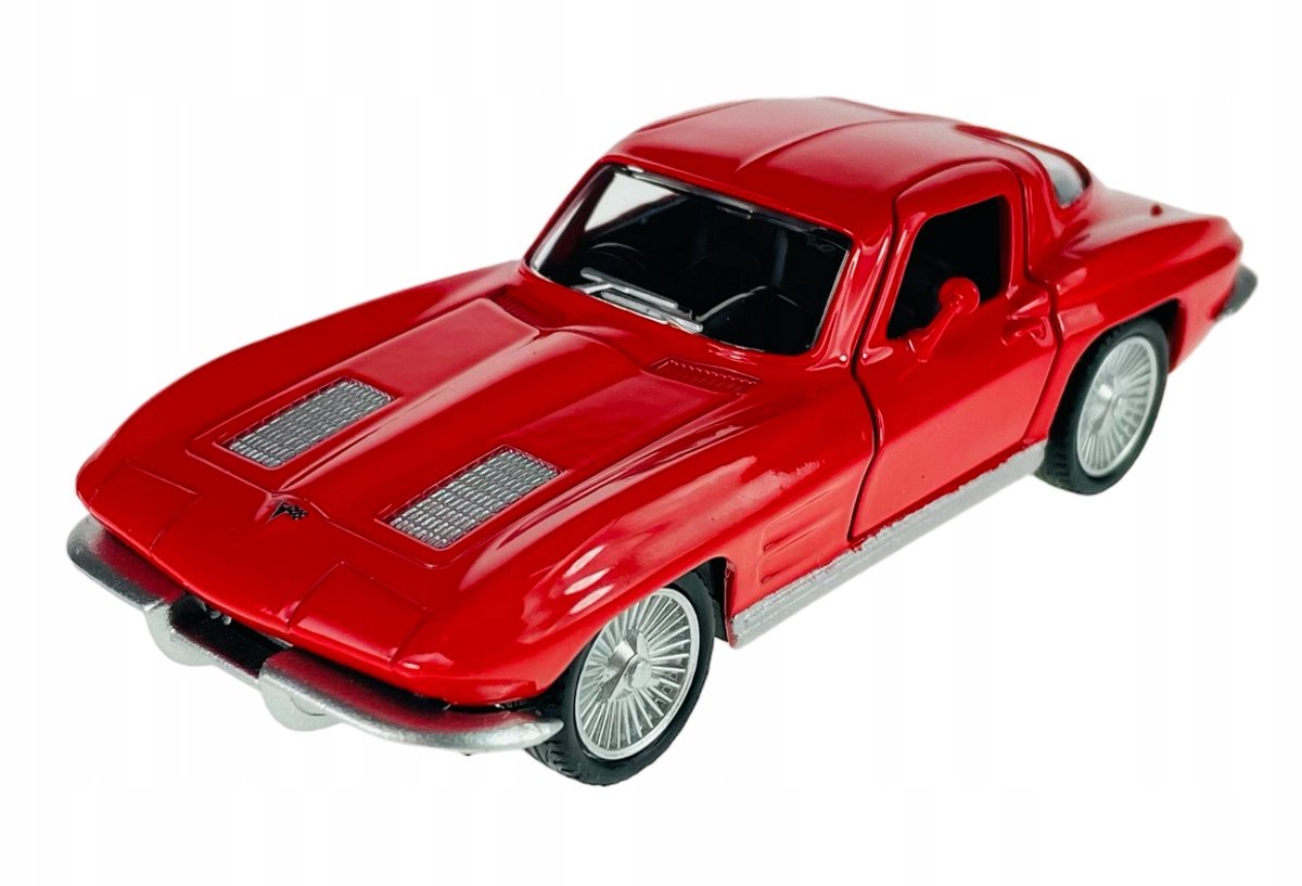 RMZ City 1963 Chevrolet Corvette Stingray metallic rood 12,5 cm