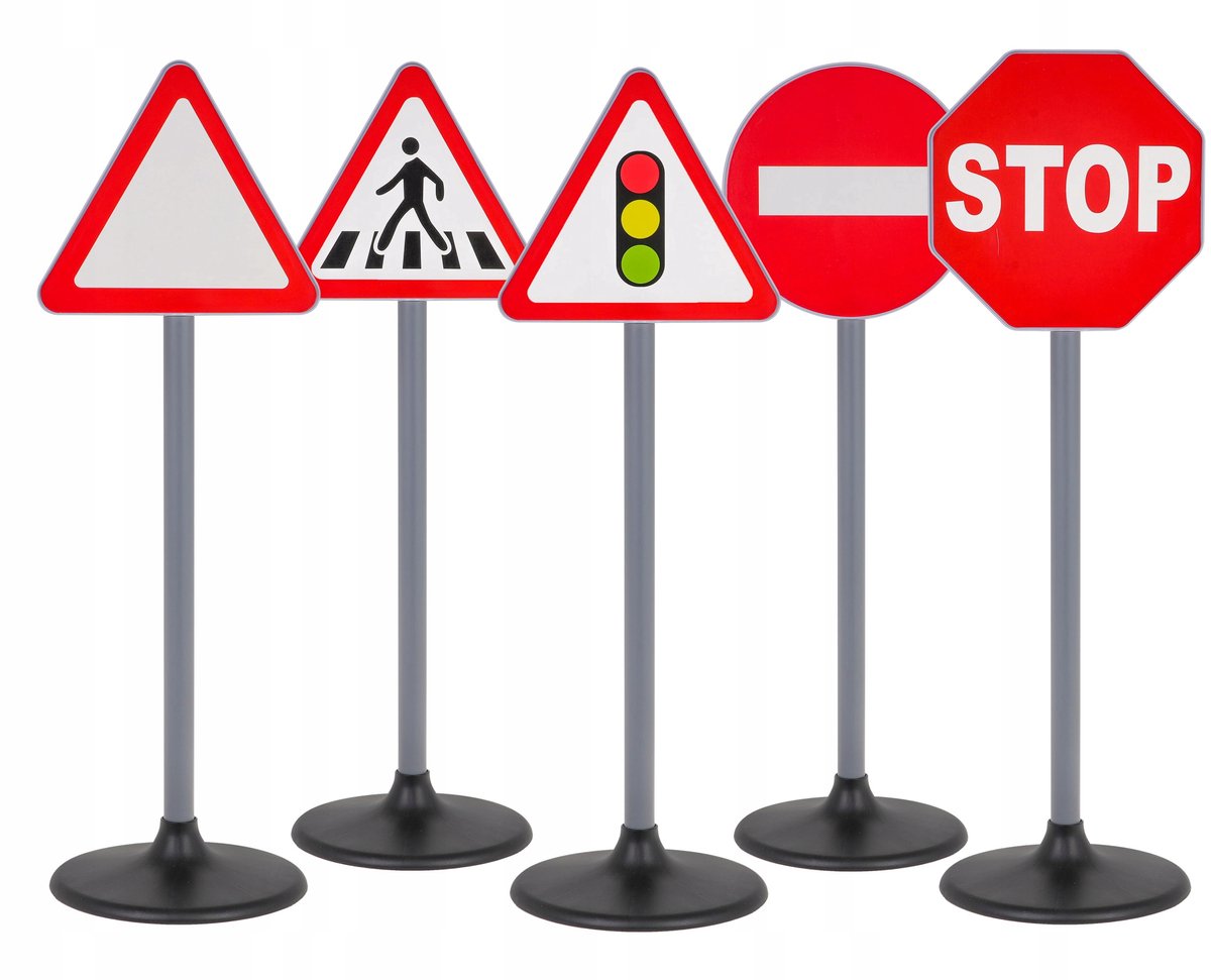 5 Stuks Verkeersborden Speelgoed voor Kinderen