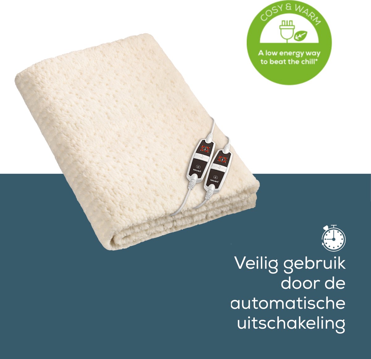 Beurer UB 56 Teddy Elektrische Deken 150x160cm 2 Persoons - afbeelding 3