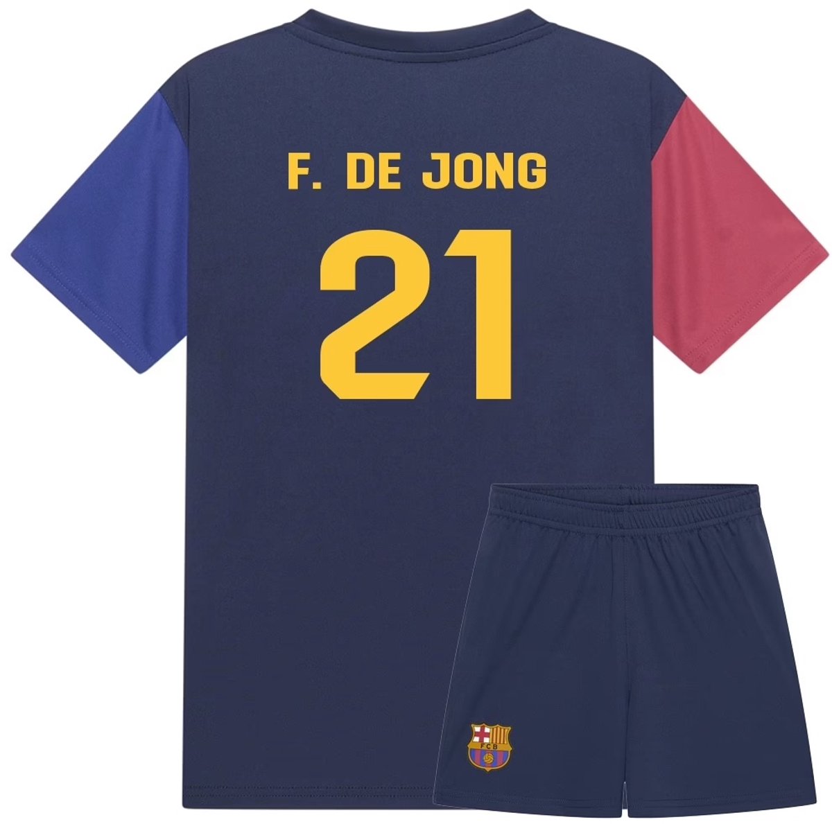 FC Barcelona Voetbaltenue Frenkie Thuis - 2025-2026- Maat 140