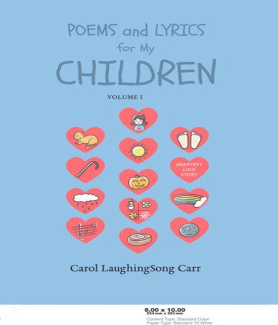 Poems & Lyrics for My Children Vol I - cover