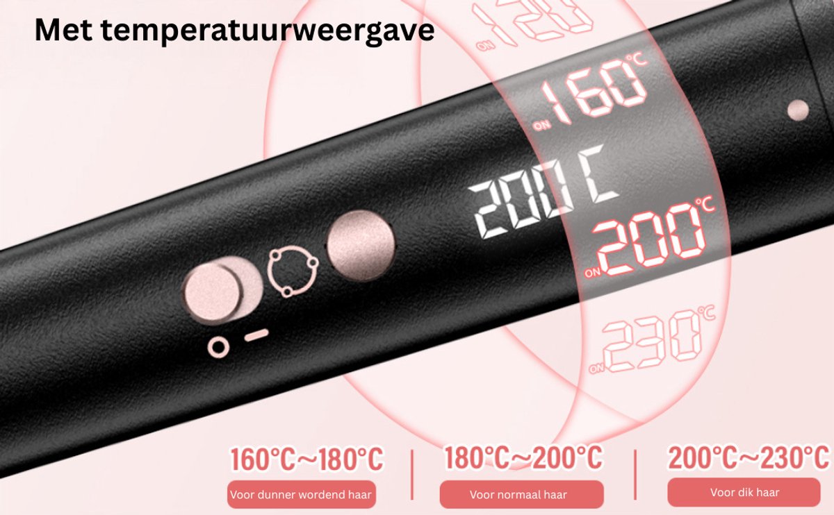 DailySupplies® Wafeltang voor Krullen met Handschoenen - afbeelding 2