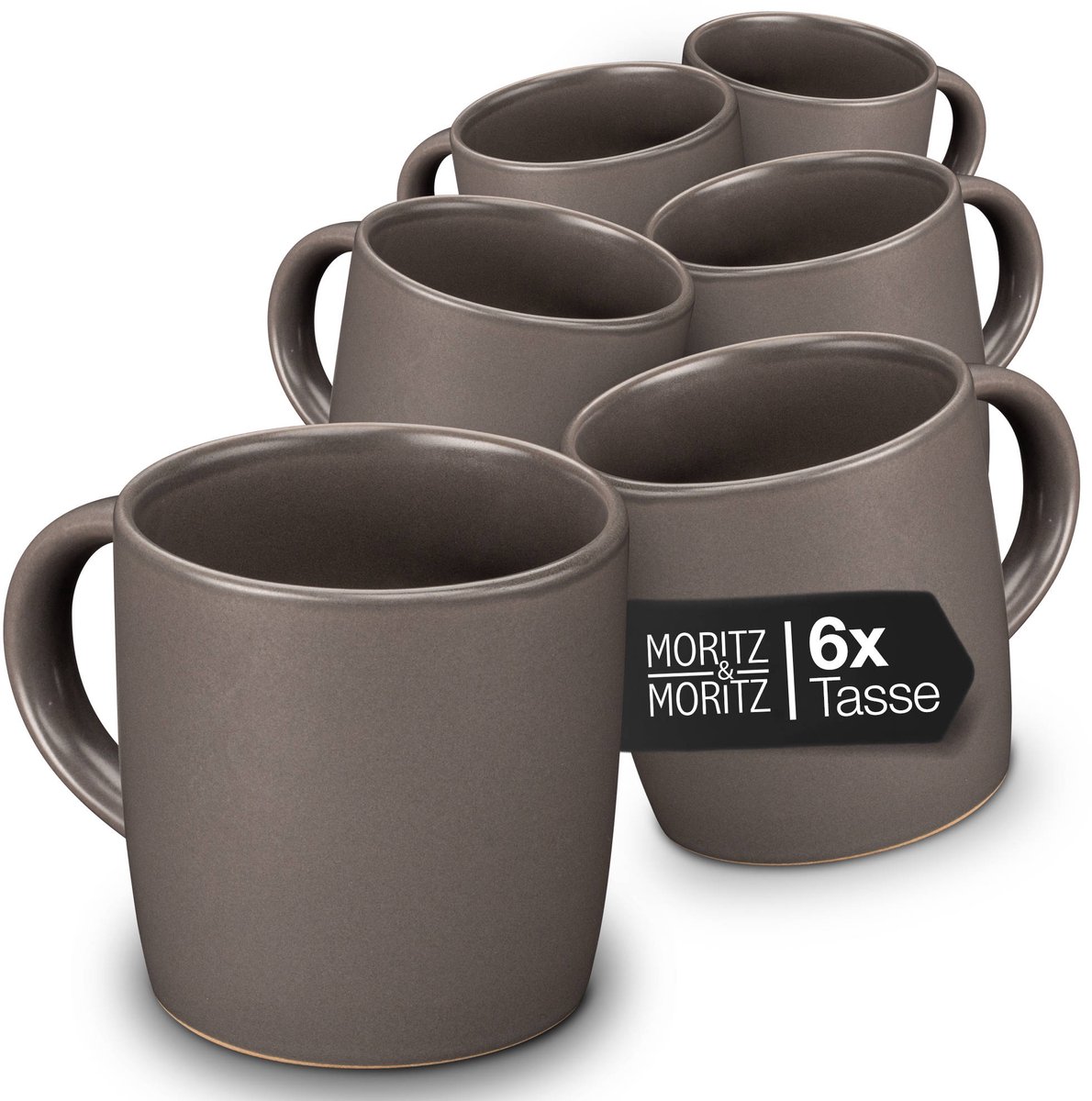 Moritz & Moritz NORDIC 6-delige kopjesset grijs