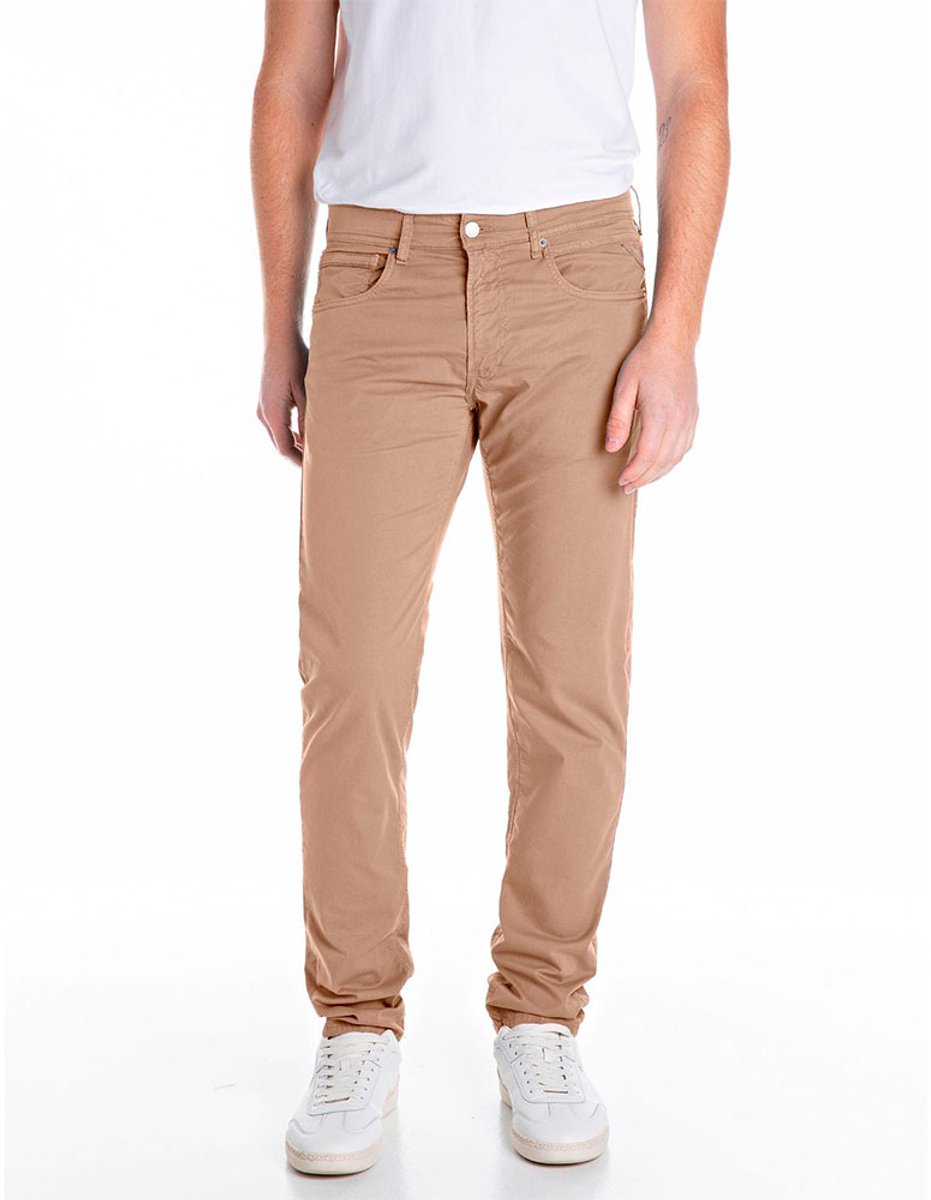 Replay Mf972.000.8521575 Spijkerbroek Beige 38 / 32 Man