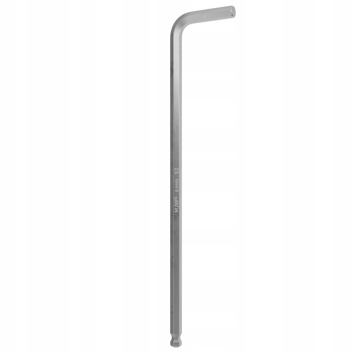 MJW Inbussleutel met Kogelkop, 6 mm, Staal S2
