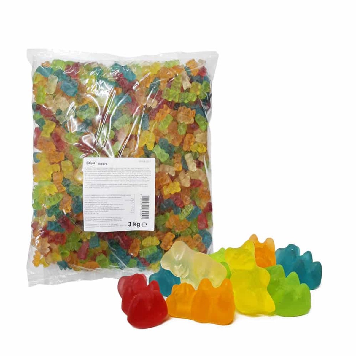Frisia Fruitgum Beertjes - 1 x 3 kilo