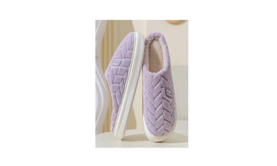Pantoufles | Chaussons | Taille 40-41 | Violet | Femmes | Très doux