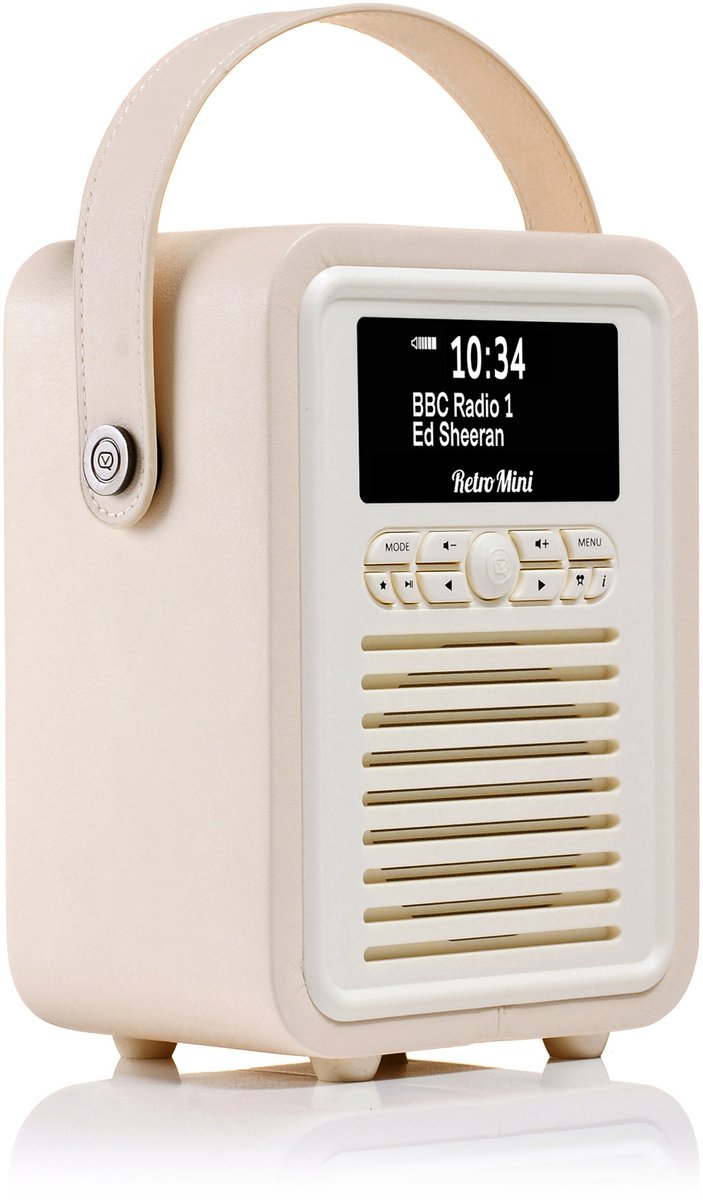 Bol.com ViewQuest Mini Radio DAB Bluetooth - crème aanbieding