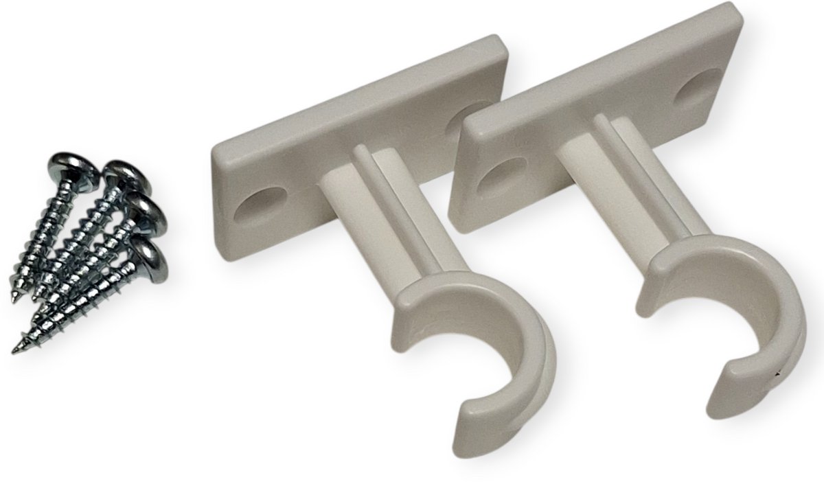 Intensions steunen basic - ø 13 mm - wit - 2 stuks