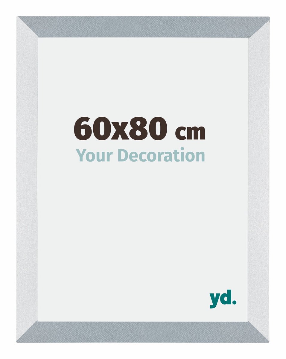 yd. Your Decoration - Fotolijst 60x80 cm - MDF - Aluminium Geborsteld - Mura