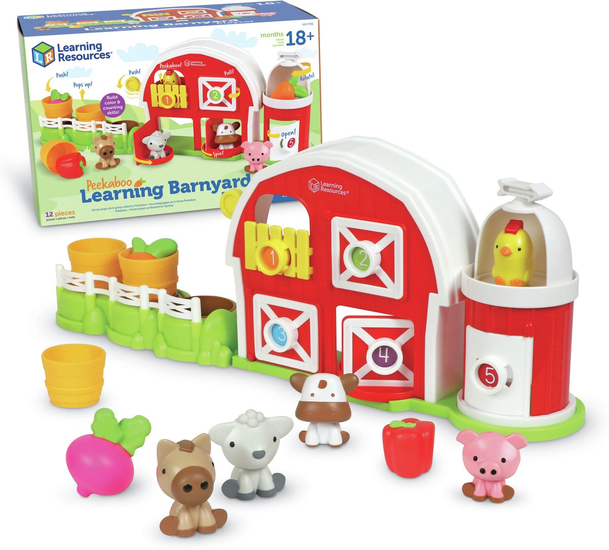 Learning Resources Peekaboo Leerset Boerenerf - Vanaf 18 maanden