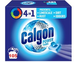 Calgon 3 in 1 Powerball Tabs - Wasmachine Reiniger - 7 x 15 Tabs