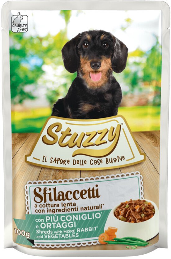 Stuzzy Pouch Adult 100 g - Hondenvoer - 24 x Konijn&Groente