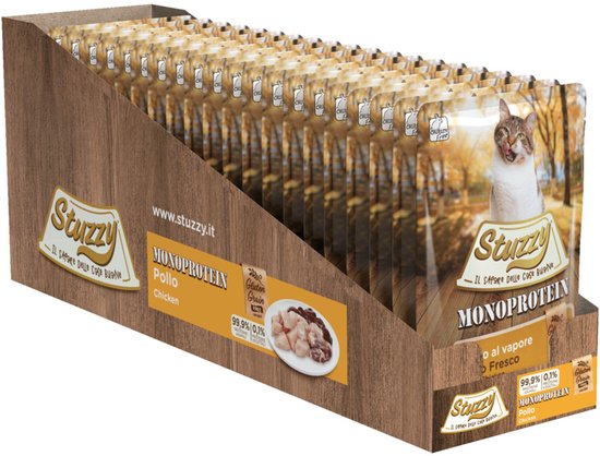 Stuzzy Kattenvoer Monoprotein Kip - 20 x 85 gr - Voordeelverpakking