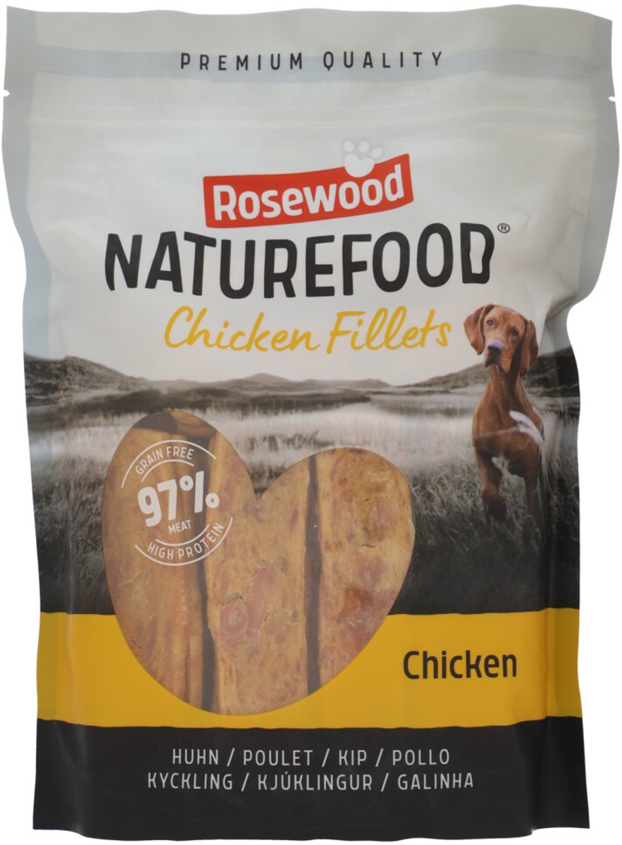 Rosewood Naturefood Filet Kip - 8 x 1 kg - Voordeelverpakking