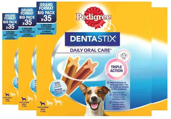 Pedigree Dentastix Hondensnacks Mini Multipack 35-pack - 4 x 550 gr - Voordeelverpakking