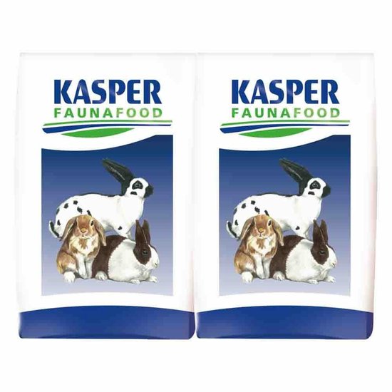 Kasper Faunafood Konijnenkorrel Hobby - 2 x 20 kg - Voordeelverpakking