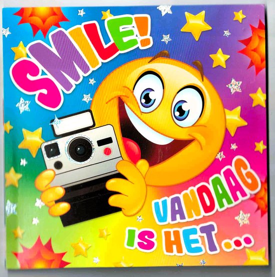 Wenskaart - muziekkaart - pop-out wenskaart - kaart met muziek - wenskaart met licht - wenskaart 3D - Smily - verjaardag - hartelijk gefeliciteerd - selfie - felicitatie