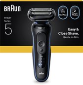 Braun Series 5 Elektrisch Scheerapparaat - Tot 50 min - +1 Opzetstuk - 52-N1200S - Zwart